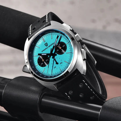 Men’s Racing Chronograph Watch Quartz Stainless Steel