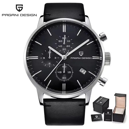 Men's Luxury Chronograph Watch Quartz 3ATM Waterproof