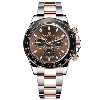 Men's Stainless Steel Quartz Dive Watch With Sapphire