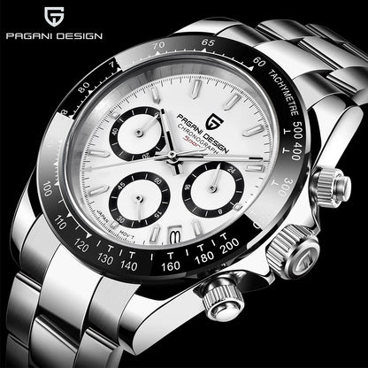 Men’s Quartz Chronograph Watch Sapphire Crystal 10 Bar