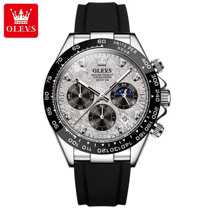 Men's Luminous Chronograph Quartz Sport Watch