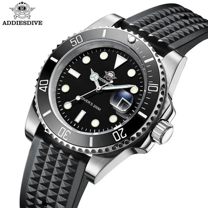 Men’s 200M Dive Quartz Watch Stainless Steel 41mm