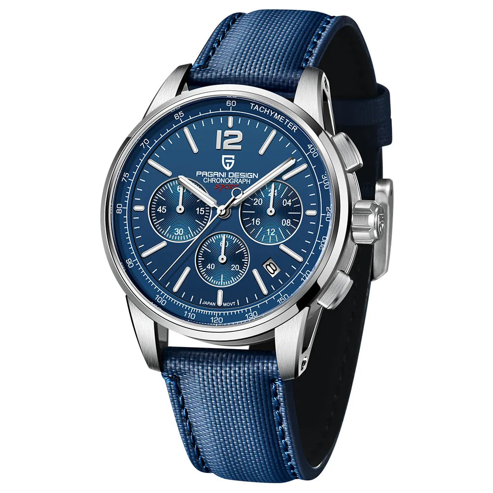 Men’s Chronograph Sports Watch Quartz 10 Bar Waterproof
