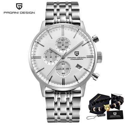 Men’s Chronograph Quartz Watch Sapphire Crystal 3Bar