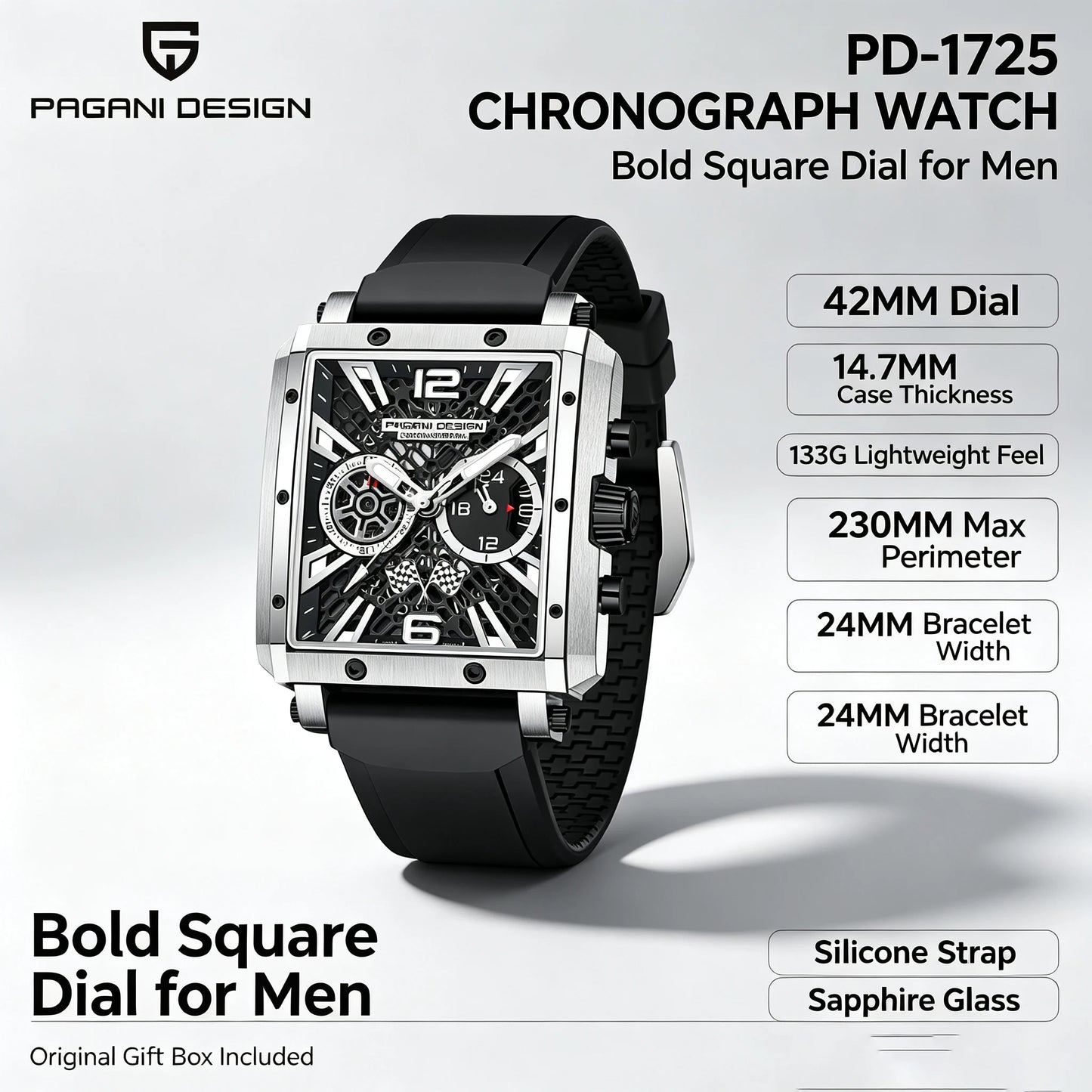 Men's VK63 Chronograph Watch With Sapphire Crystal