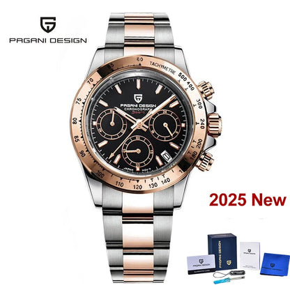 Men’s Chronograph Quartz Watch Sapphire Crystal 10 Bar