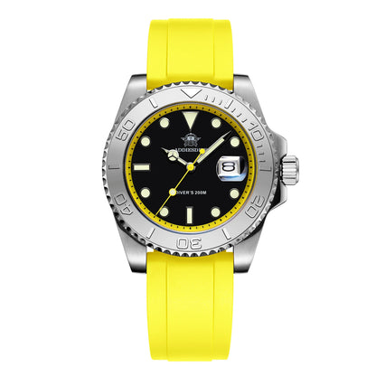 Men’s 200 m Quartz Dive Watch With Luminous Dial