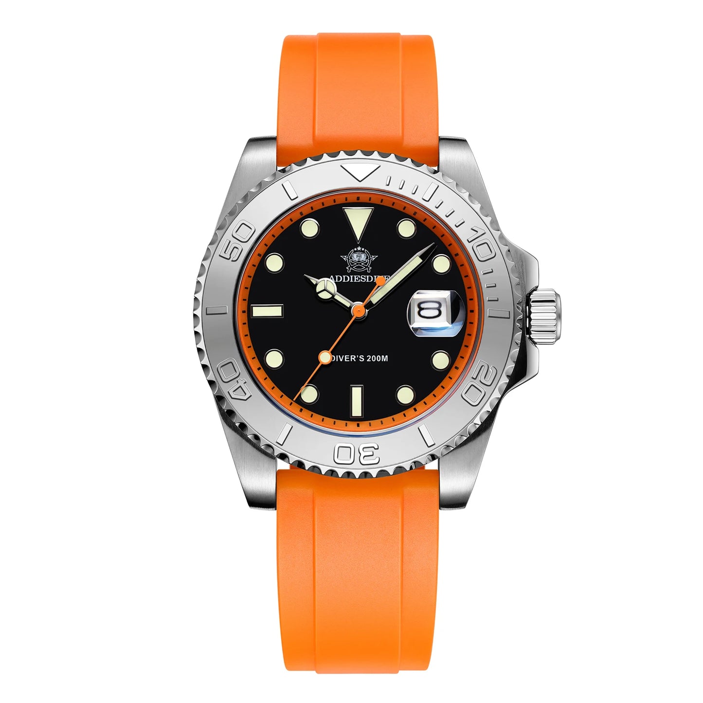 Men’s 200 m Quartz Dive Watch With Luminous Dial