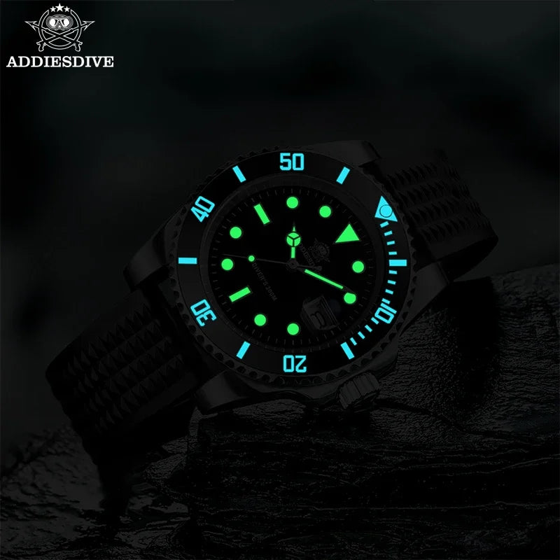 Men’s 200M Dive Quartz Watch Stainless Steel 41mm