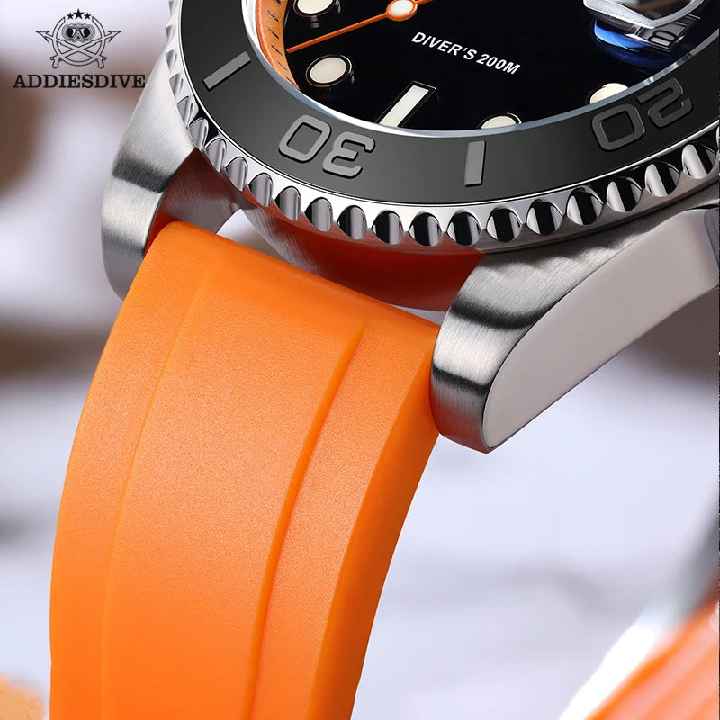 Men’s 200 m Quartz Dive Watch With Luminous Dial
