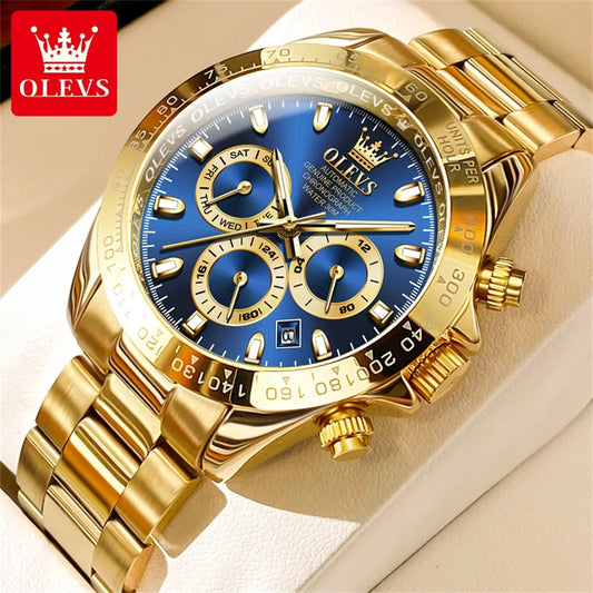 Men’s Luxury Automatic Mechanical Watch Chronograph