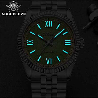 Men's Stainless Steel Quartz Watch – Sapphire & Luminous