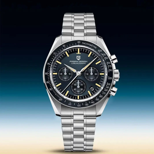 Moonwatch-Style Men’s Chronograph Quartz Watch