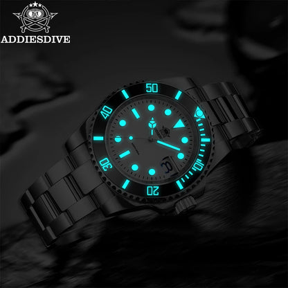 Men’s 316L Steel Diver Watch Quartz 200M Luminous