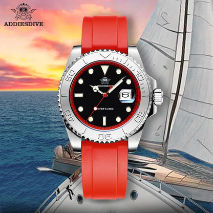 Men’s 200 m Quartz Dive Watch With Luminous Dial