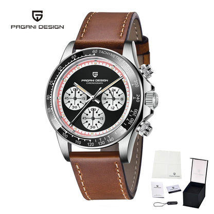 Men’s Luxury Chronograph Quartz Watch 100 m Waterproof
