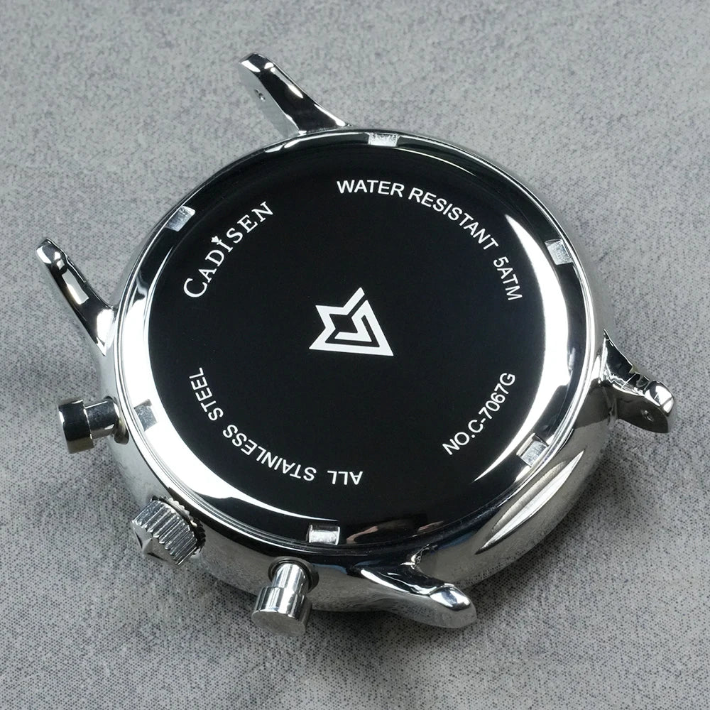 Men's Canvas Strap Chronograph Watch, 5ATM Waterproof