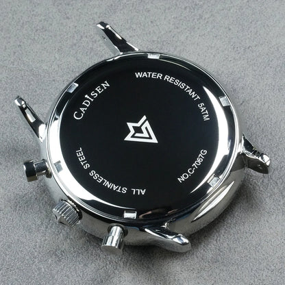 Men's Canvas Strap Chronograph Watch, 5ATM Waterproof