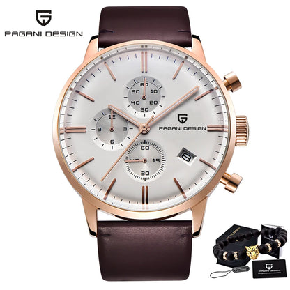 Men’s Chronograph Quartz Watch Sapphire Crystal 3Bar