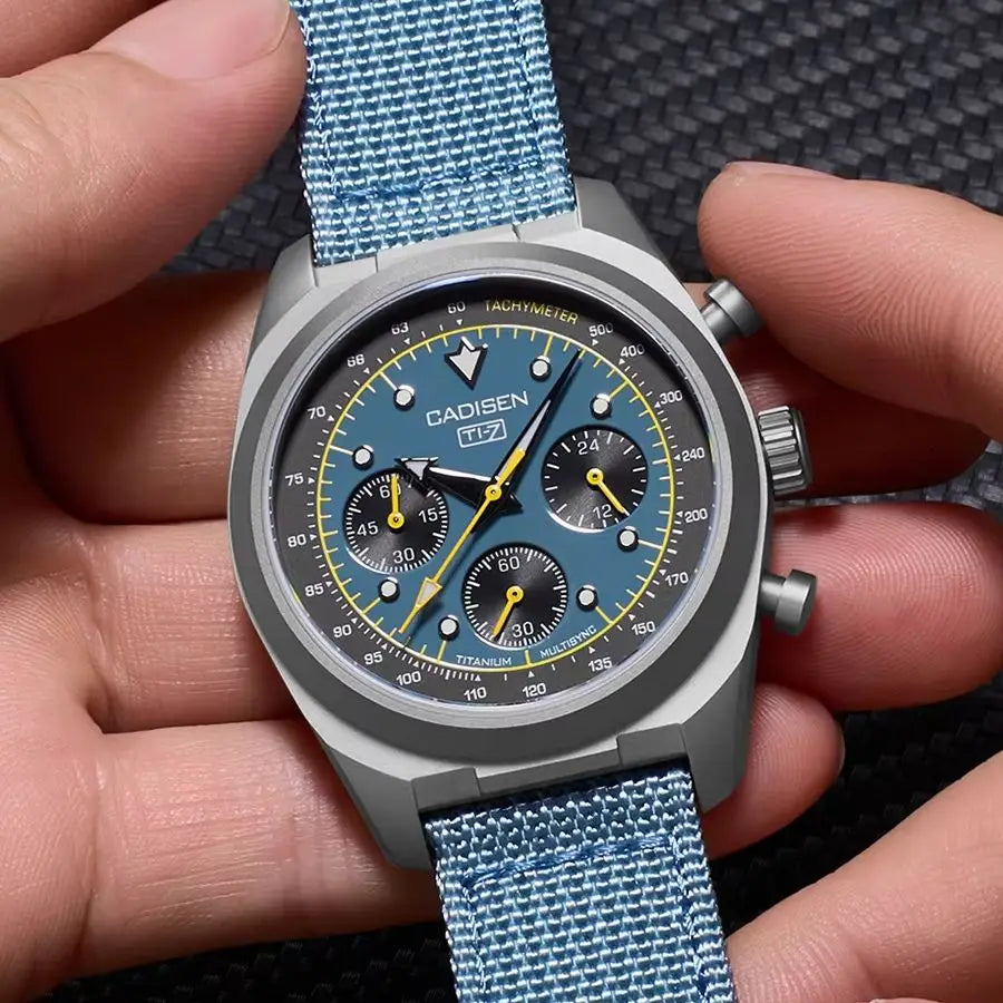 Titanium Chronograph Watch With Sapphire Crystal