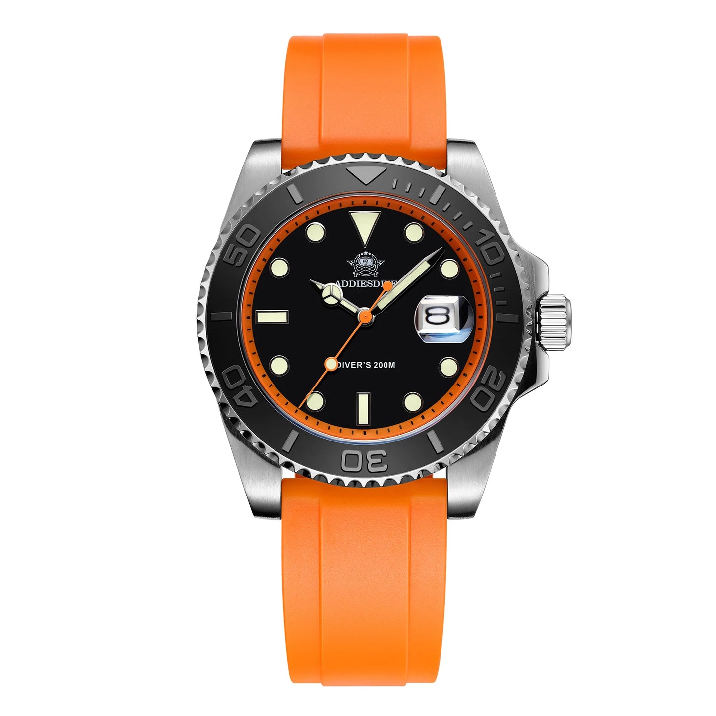 Men’s 200 m Quartz Dive Watch With Luminous Dial
