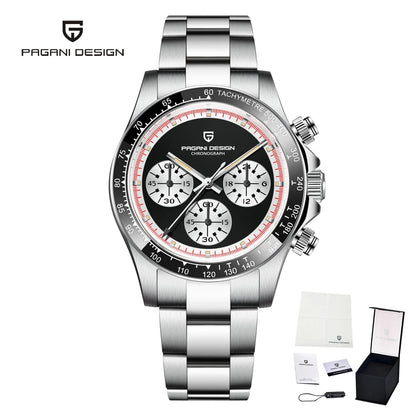 Men’s Luxury Chronograph Quartz Watch 100 m Waterproof