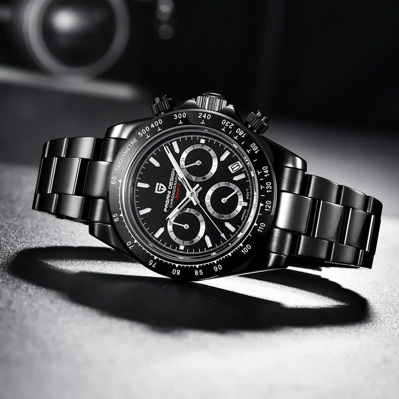 Men's Sapphire Chronograph Watch 100M – Ceramic Bezel