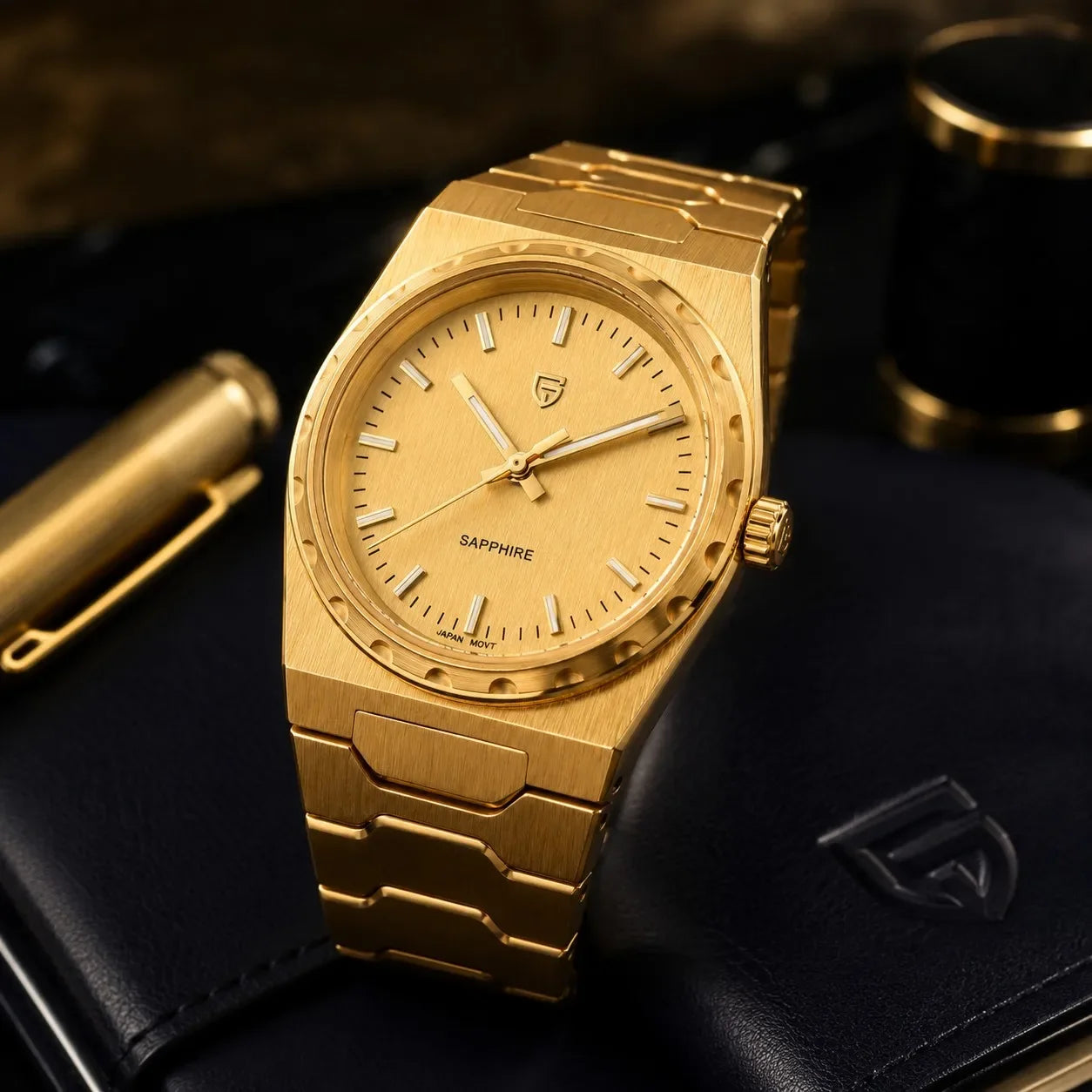 Men’s Slim Quartz Watch 7mm – 10Bar Steel With Sapphire