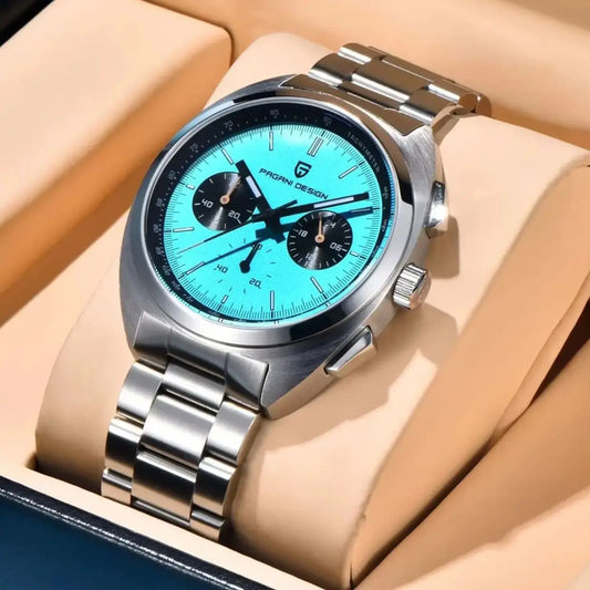 Men’s Racing Chronograph Watch Quartz Stainless Steel