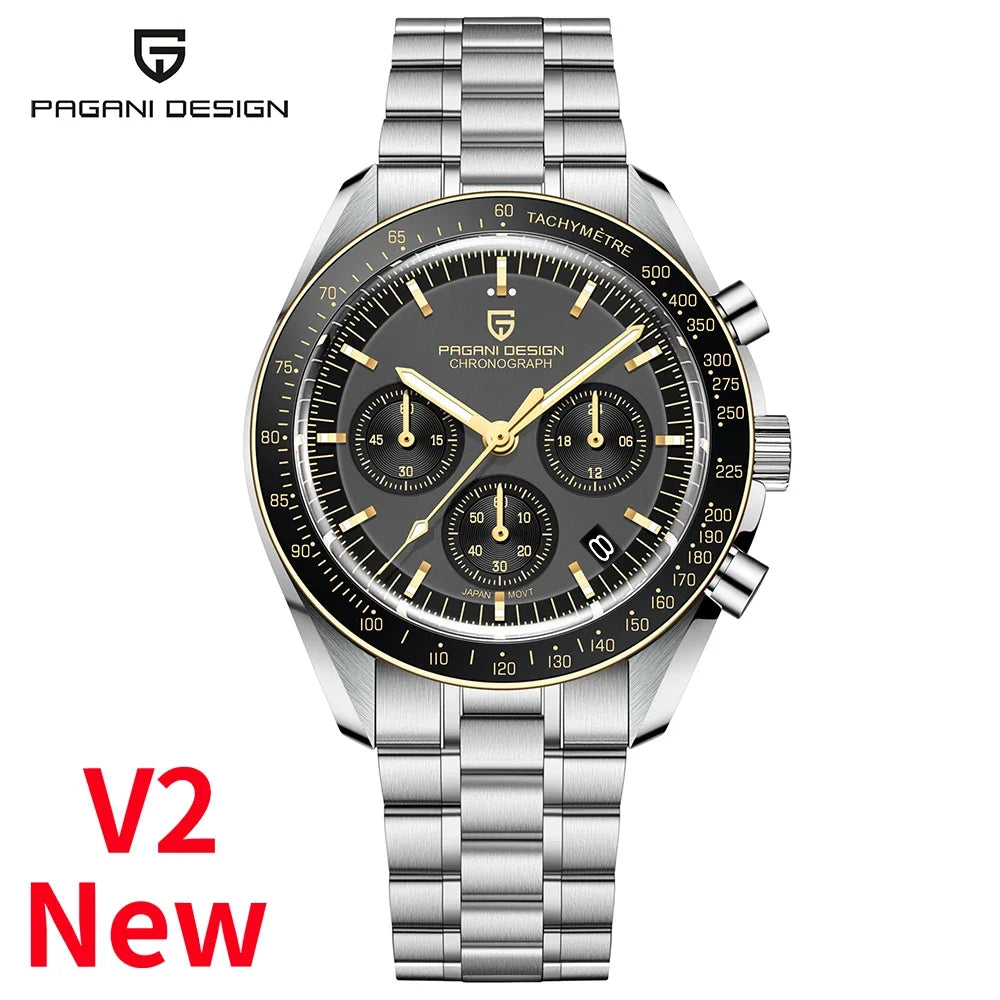 Men’s Quartz Chronograph Watch With Sapphire Crystal