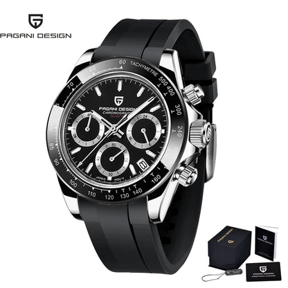Men’s Stainless Steel Chronograph Watch With Sapphire