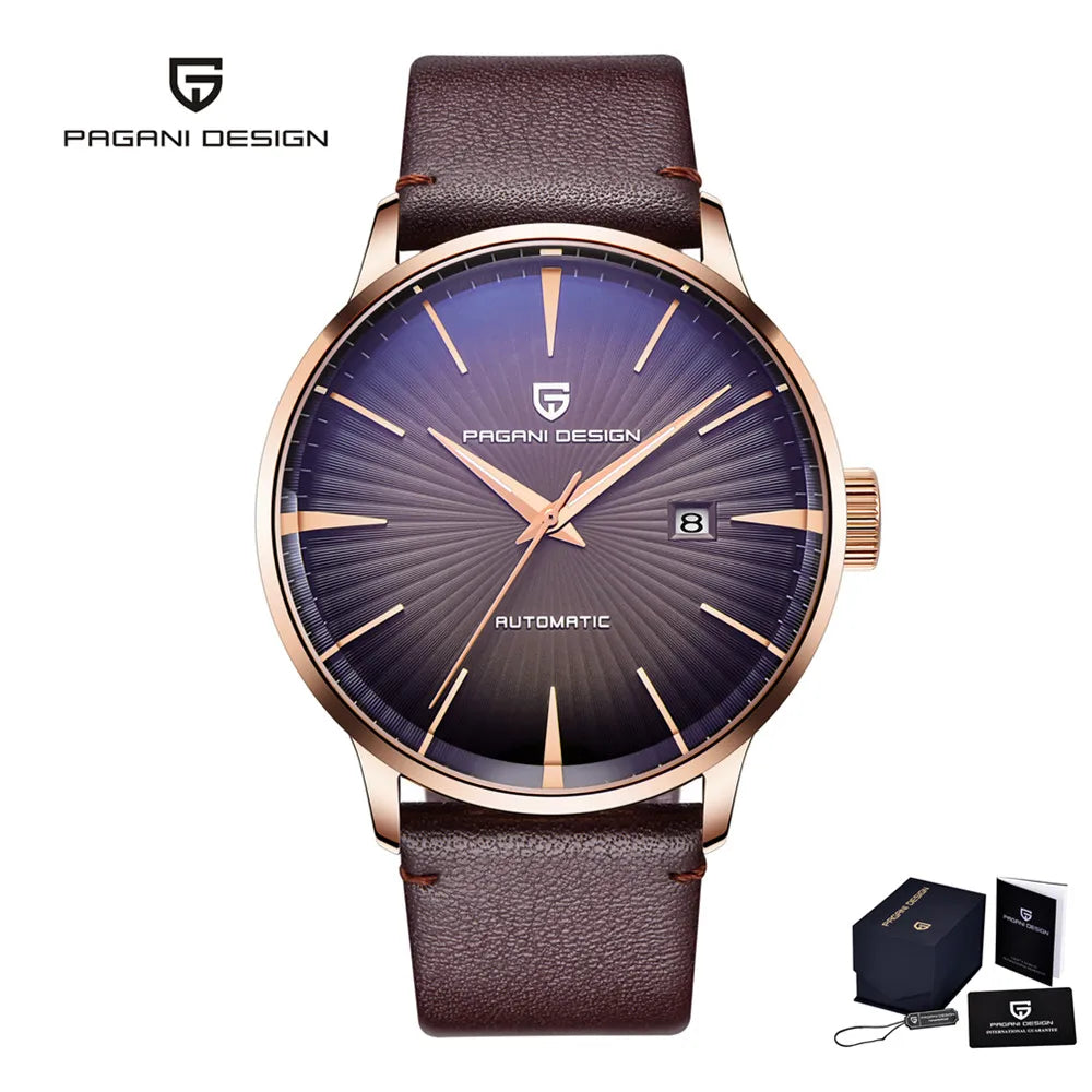 Men's Automatic Mechanical Watch Sapphire Crystal 43mm
