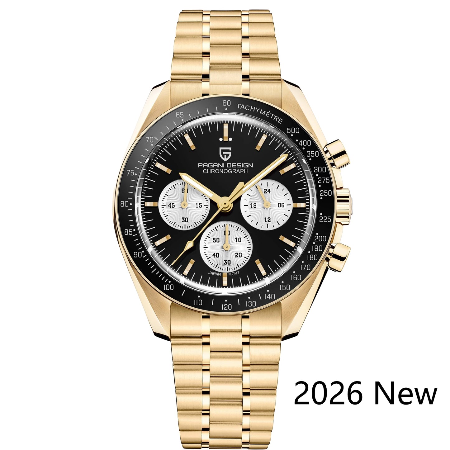 Moonwatch-Style Men’s Chronograph Quartz Watch