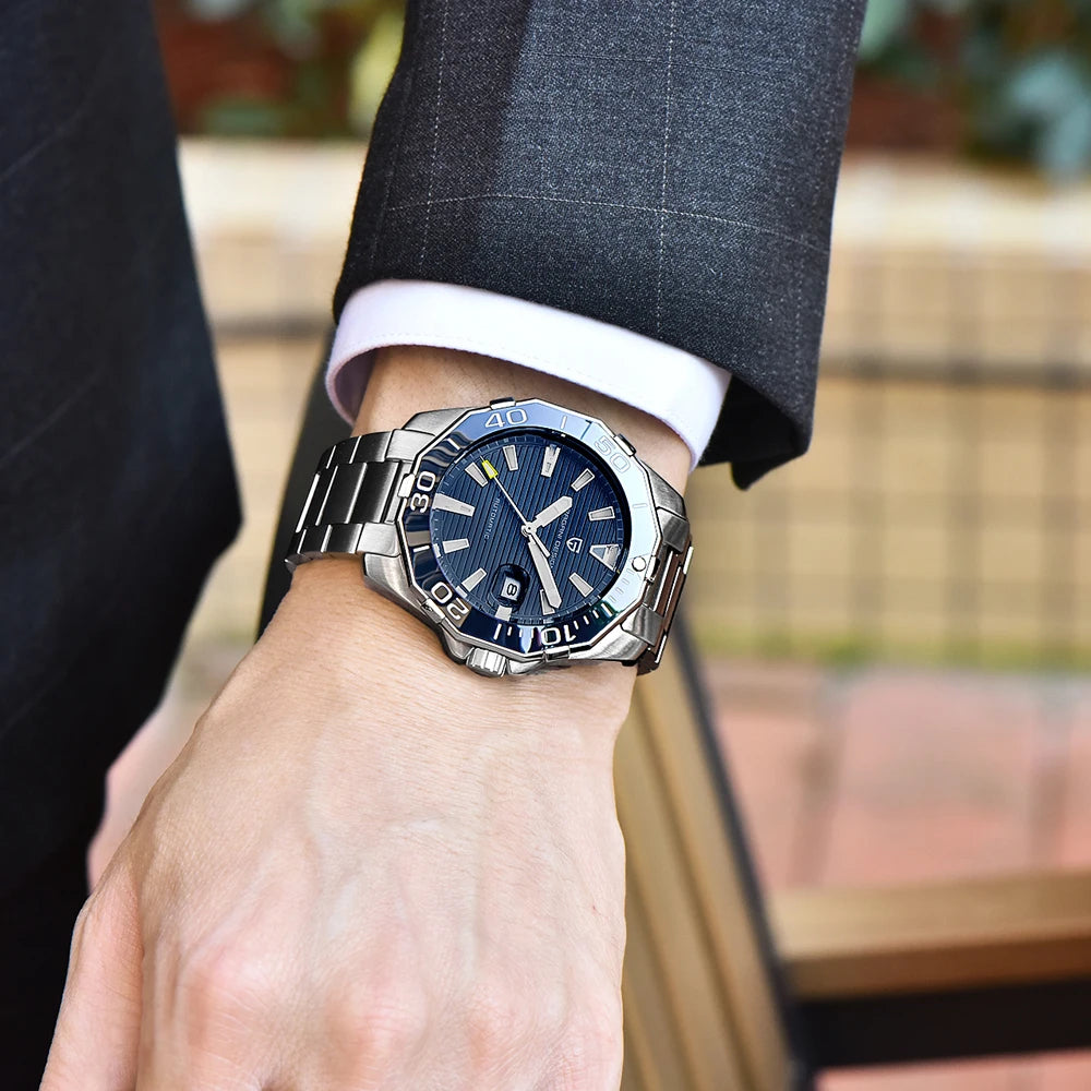 Men’s Automatic Mechanical Watch Stainless Steel Waterproof