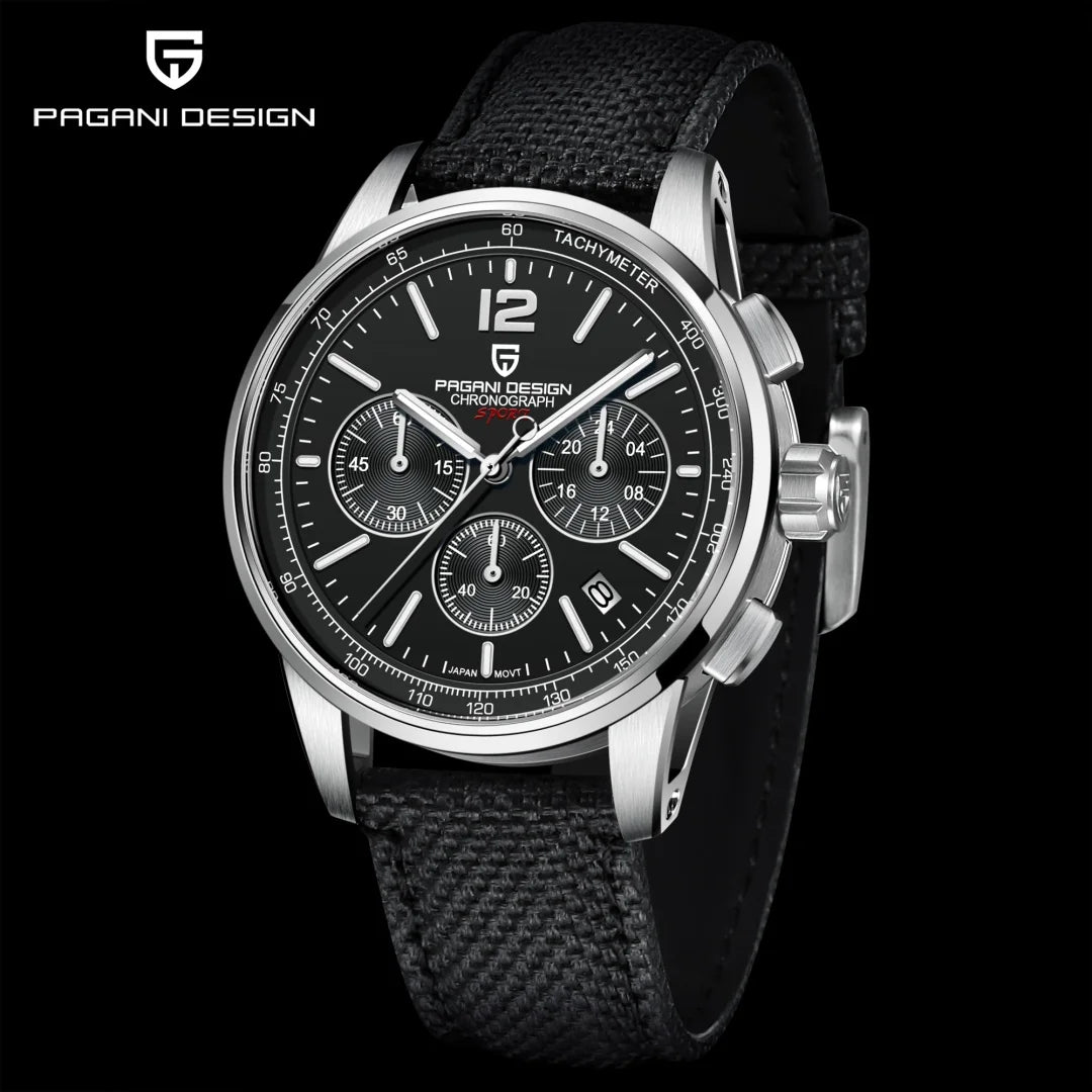 Men’s Quartz Watch With Sapphire Crystal And 10 Bar Water Resistance