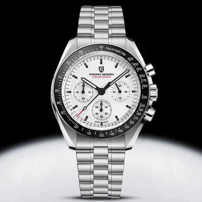 Men’s Chronograph Quartz Watch Sapphire 100M Waterproof