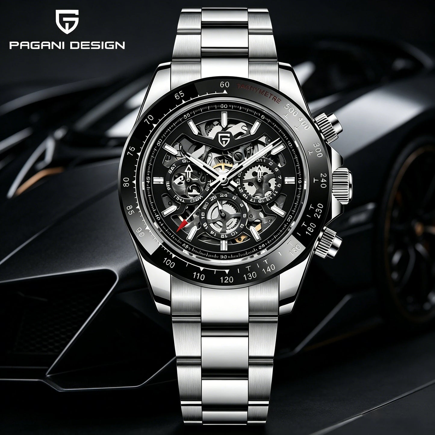 Men’s Automatic Dive Watch Stainless Steel 10 Bar