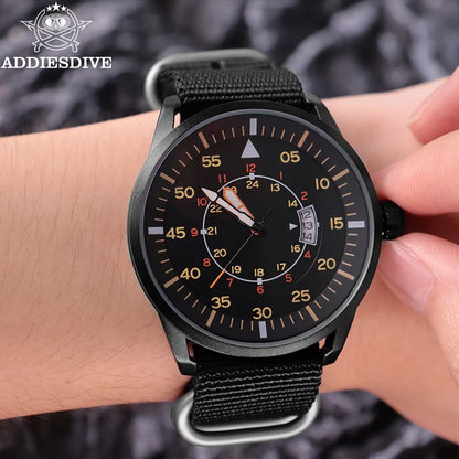 Men's Luminous Quartz Watch 50M Waterproof Date