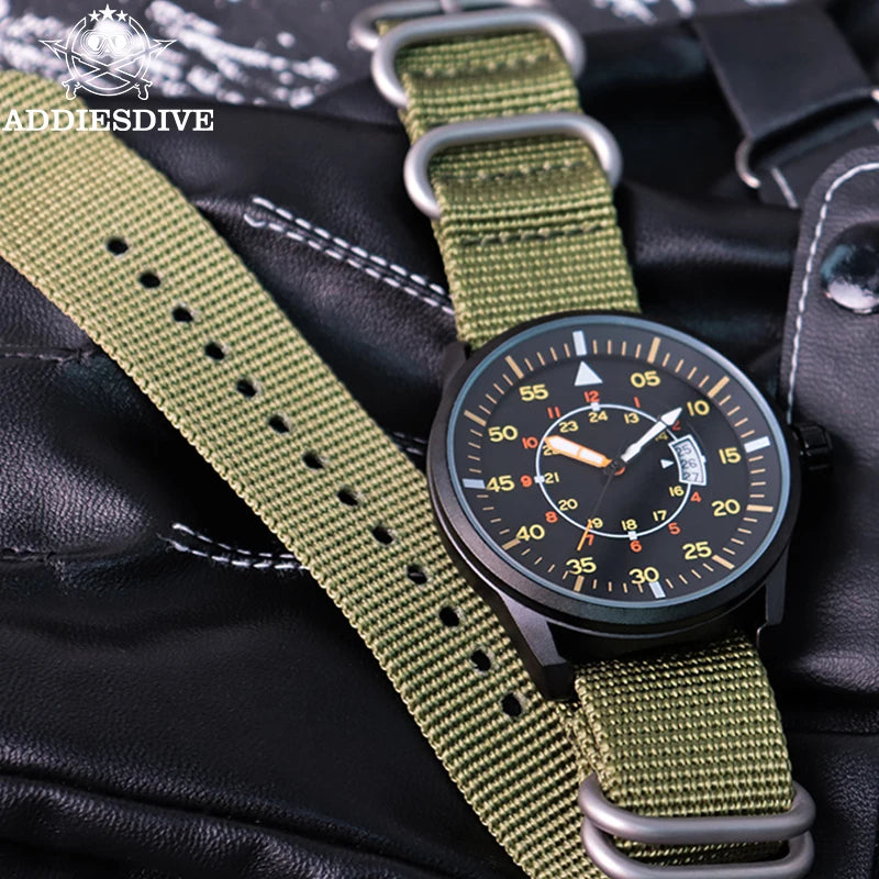 Men's Luminous Quartz Watch 50M Waterproof Date