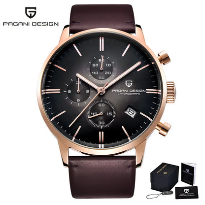 Men’s Chronograph Quartz Watch Sapphire Crystal 3Bar