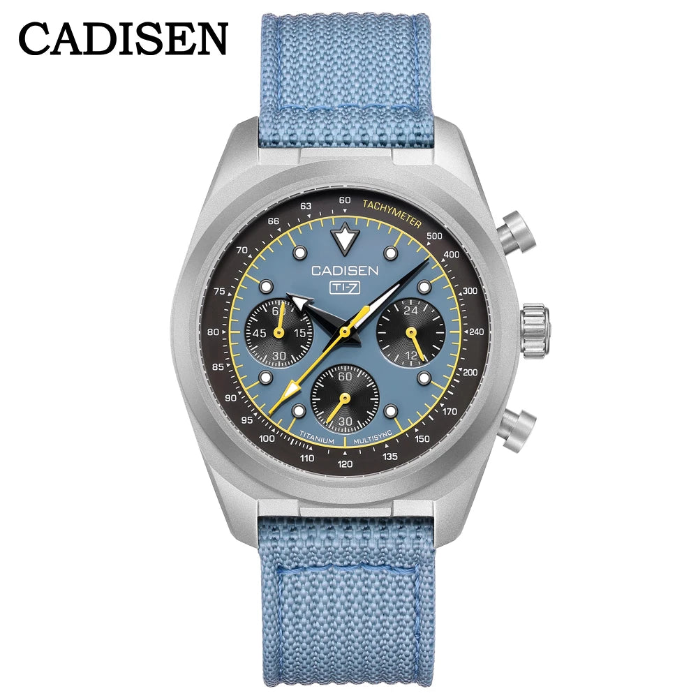 Luxury Quartz Chronograph Watch – Sapphire Crystal, 10 Bar