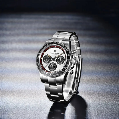 Men’s Luxury Chronograph Quartz Watch 100 m Waterproof