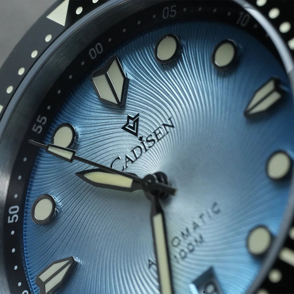 Automatic Sapphire Diver Watch – 100 m Water Resistant