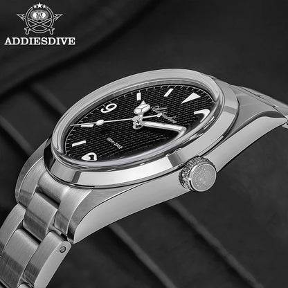 Men’s Luxury Quartz Watch Bubble Crystal 100m Luminous