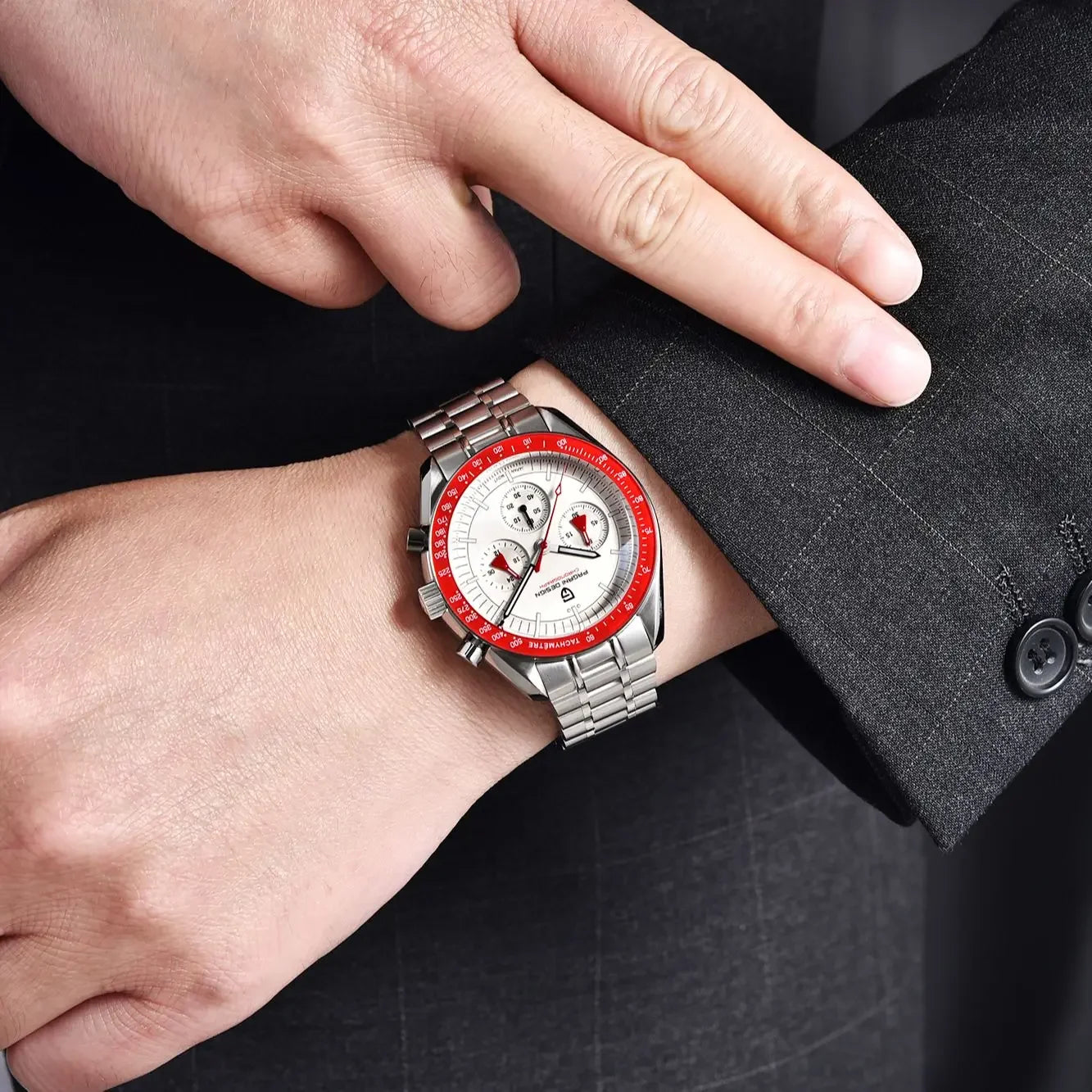 Men’s Quartz Chronograph Watch With Sapphire Crystal