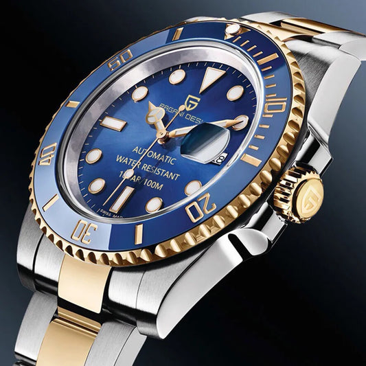 Men’s Automatic Dive Watch 100m With Sapphire Crystal