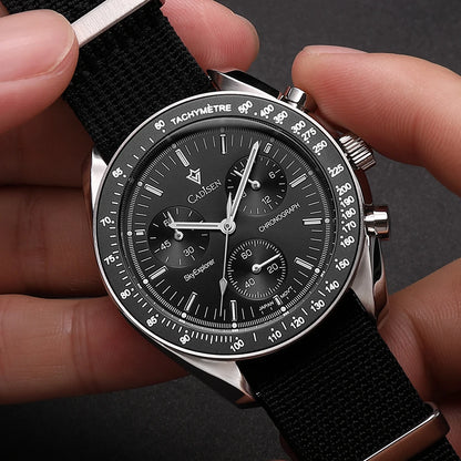 Men’s Chronograph Quartz Watch Sapphire AR Crystal