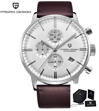 Men’s Chronograph Quartz Watch Sapphire Crystal 3Bar