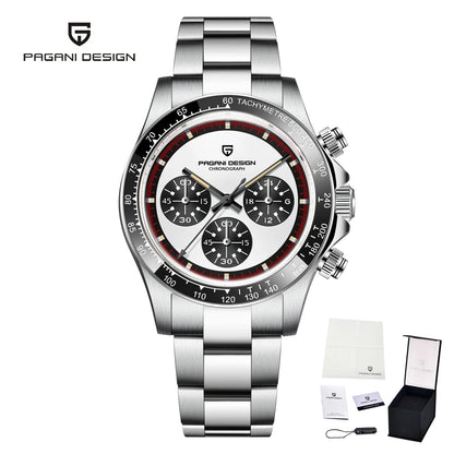 Men’s Luxury Chronograph Quartz Watch 100 m Waterproof