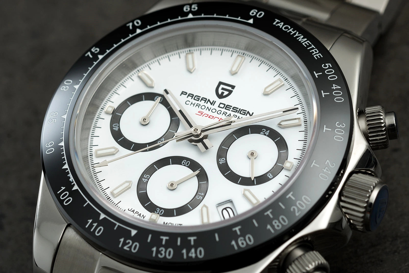 Men’s Quartz Chronograph Watch Sapphire Crystal 10 Bar